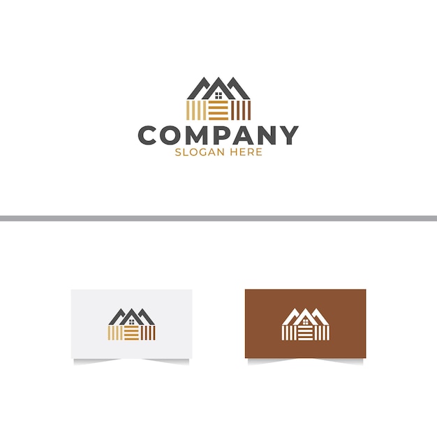 Home tegels Logo ontwerpsjabloon