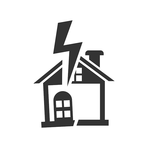 Home thunderstorm icon