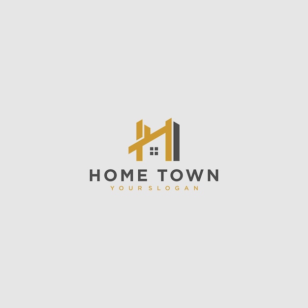 Home town logo desin