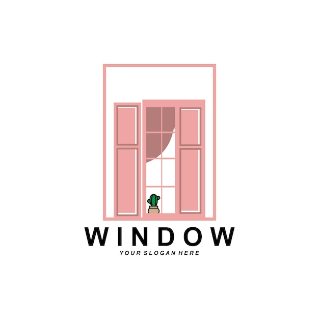 Home Window Logo Home Interior icon design