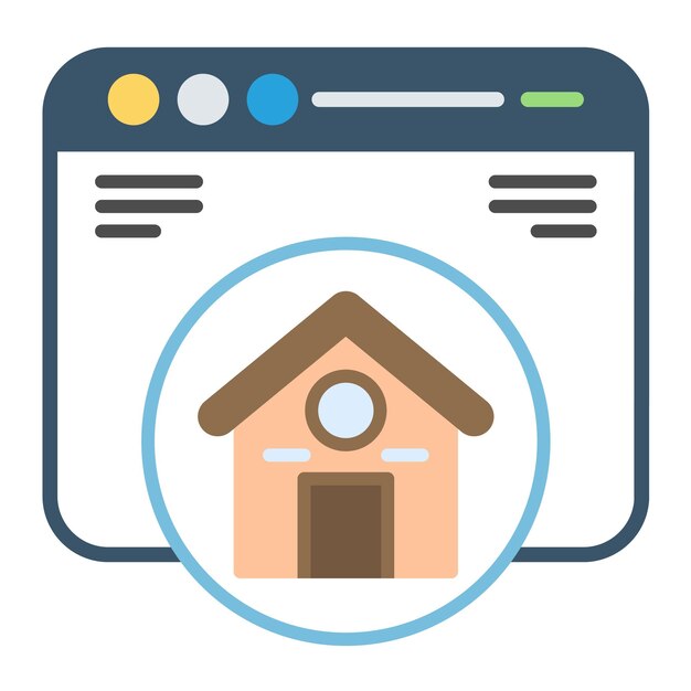 Homepage Flat Illustration