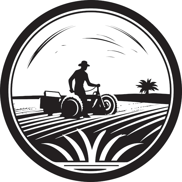 Homestead Harmony Agriculture Emblem Vector Cultivated Crest Farming Logo Vector Graphic