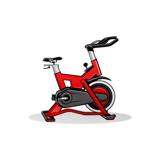 Hometrainer vector beste voor illustratie of sport logo-ontwerp