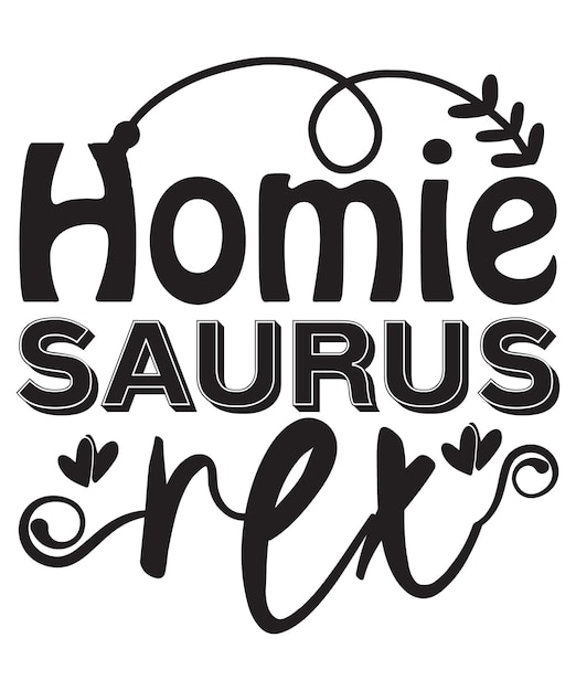 Vettore homie saurus rex