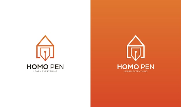 Дизайн логотипа Homo Pen