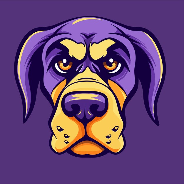 hond avatar illustratie