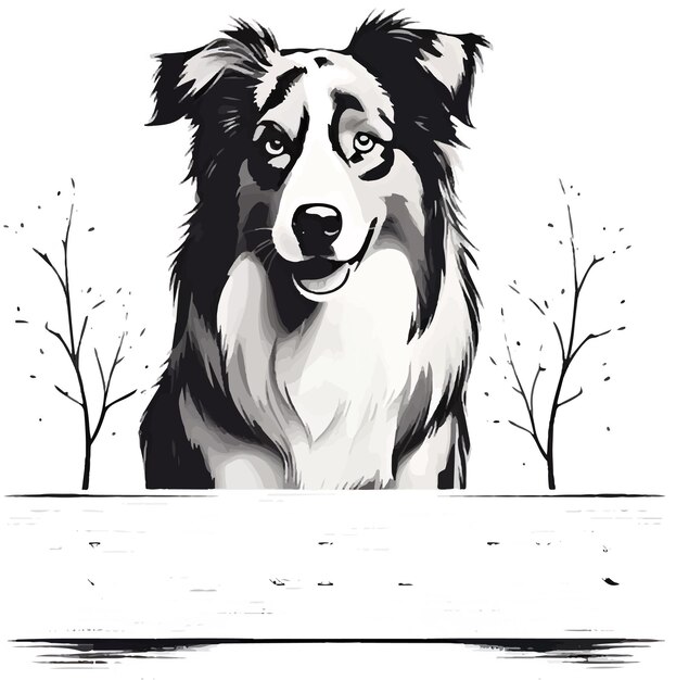 Vector hond embleemontwerp pictogram