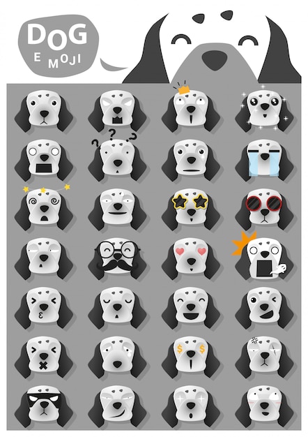 Hond emoji pictogrammen