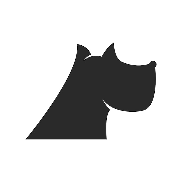 hond hoofd logo