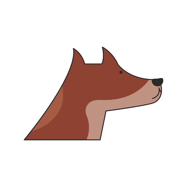 hond hoofd logo