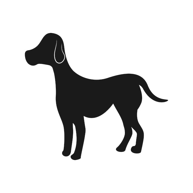 Hond lijn pictogram vector illustratie symbool ontwerp