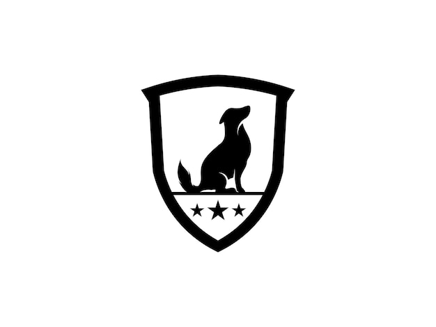 Hond logo en pictogram ontwerp vector Hond logo ontwerp vector