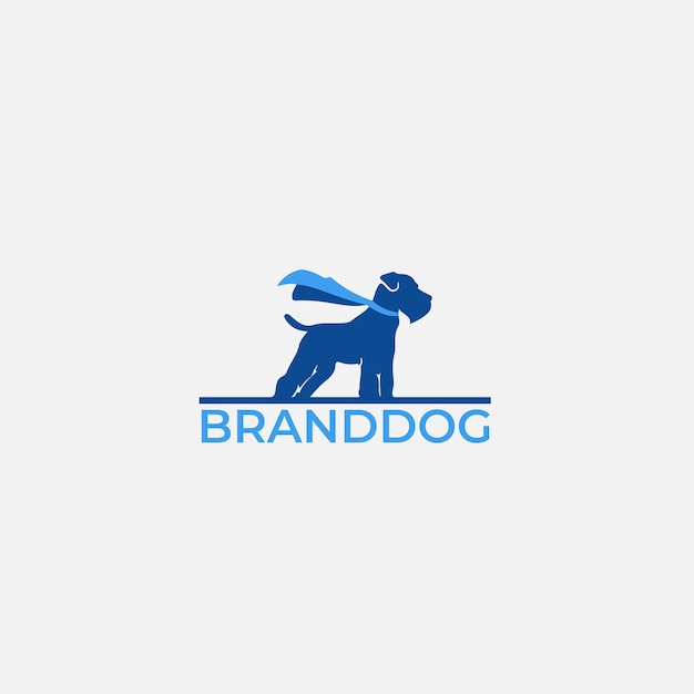 Hond logo ontwerpsjabloon