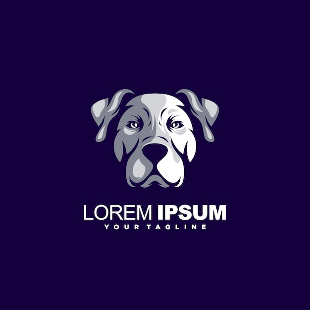 Hond logo sjabloon