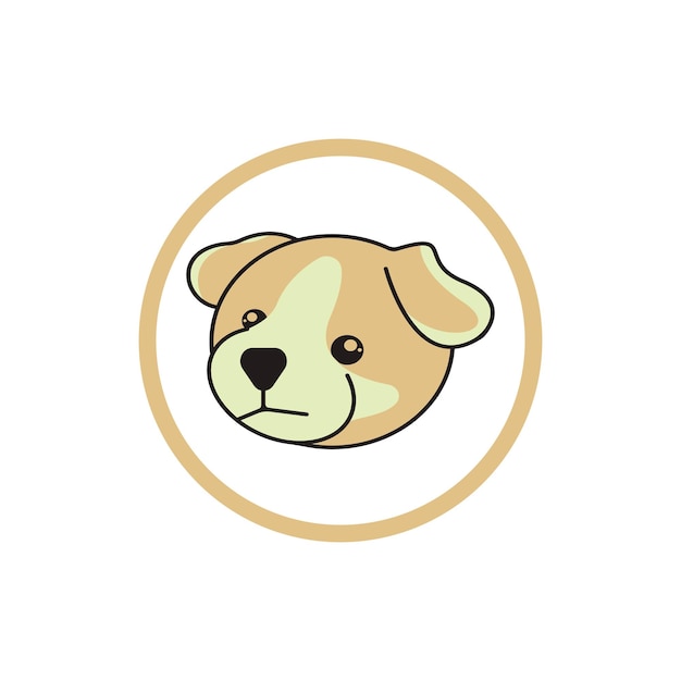 Vector hond logo vector design icoon