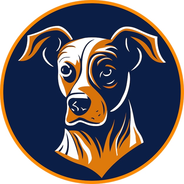 Hond logo vectorillustratie