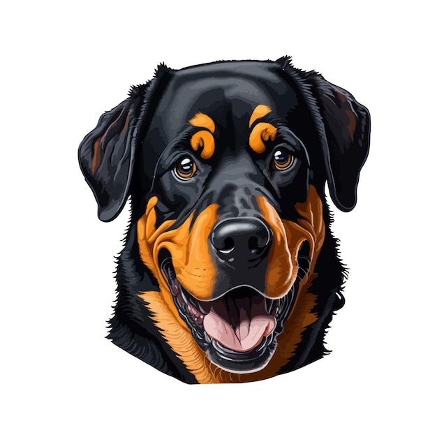 Vector hond sticker