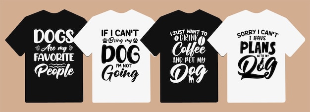 Hond SVG belettering typografie ontwerpen voor t-shirt en merchandise