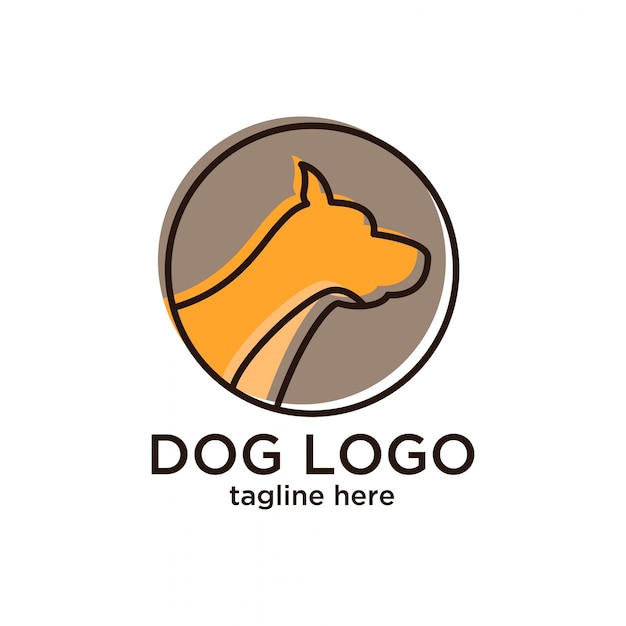 Vector honden logo