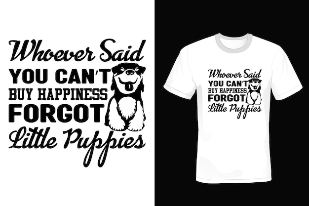 Honden T-shirt ontwerp typografie vintage