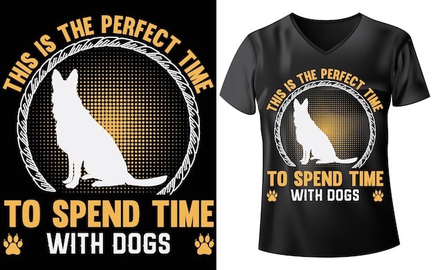 Honden t-shirt ontwerp