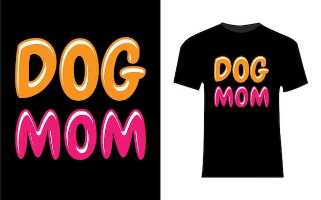 Honden typografie t-shirt ontwerp