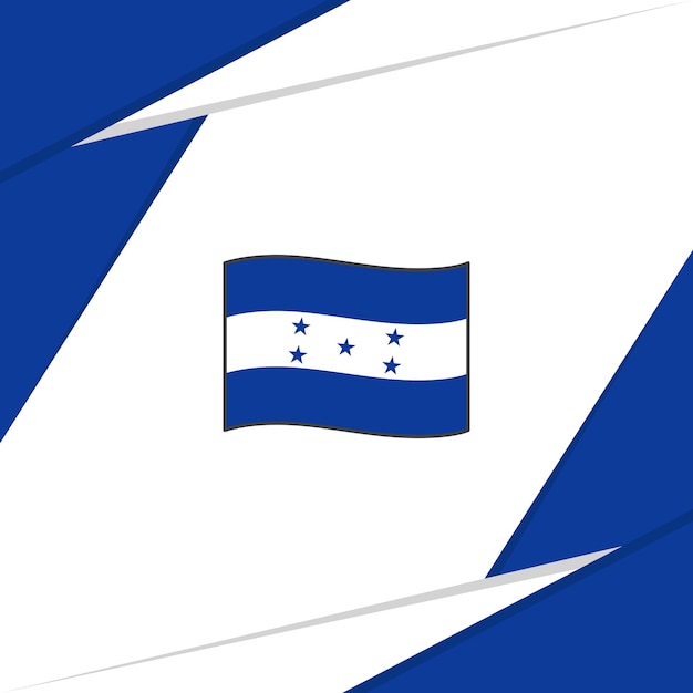 Honduras Flag Abstract Background Design Template Honduras Independence Day Banner Social Media Post Honduras Background