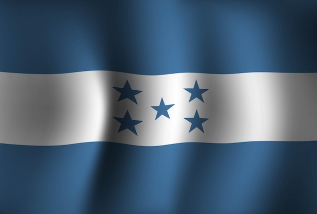 Honduras Flag Background Waving 3D National Banner Wallpaper