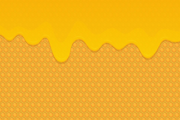 Honey background   illustration