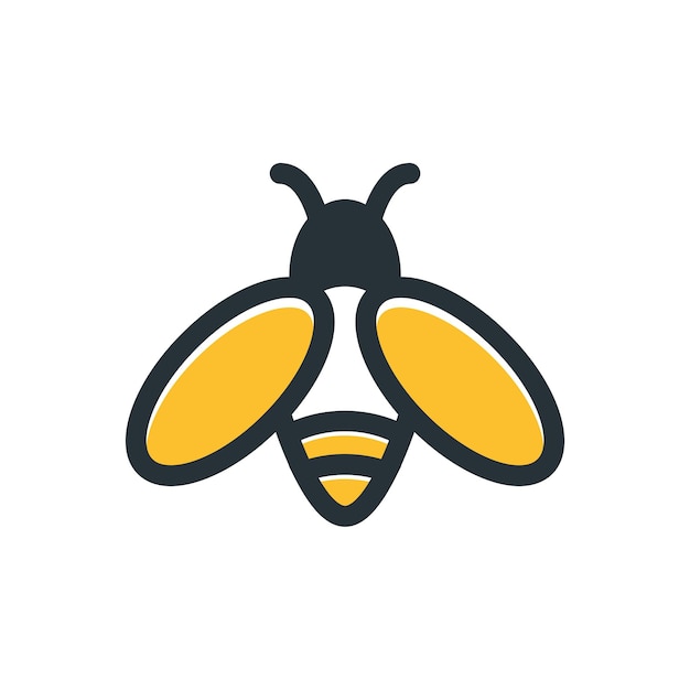 Honey bee design illustration