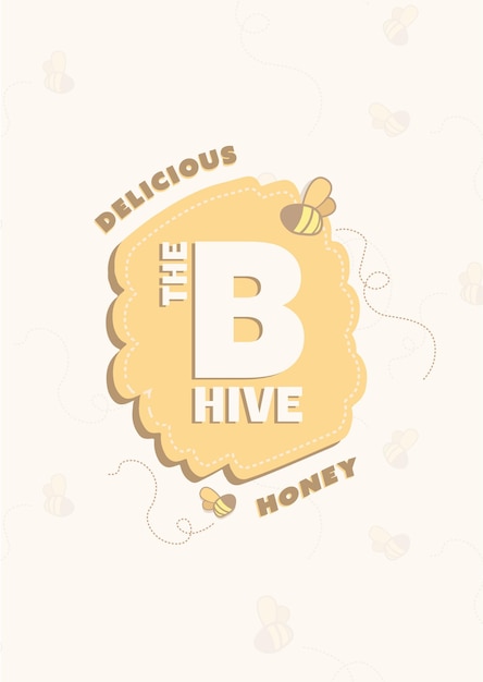 Логотип медового пчелы