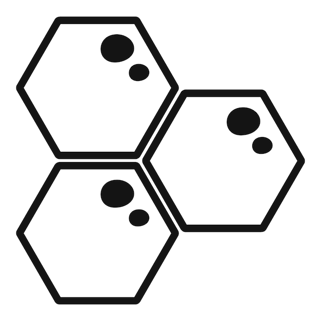 白い背景に隔離されたウェブデザインのための蜂蜜<unk>ベクトルアイコンの単純なイラスト