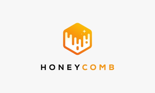 Логотип honey comb.