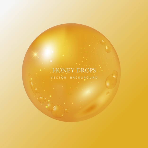 Honey Drip and Honey Background