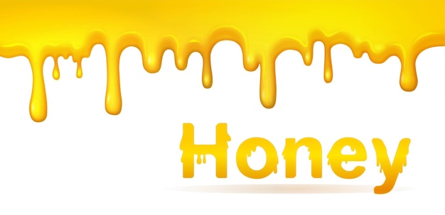 Honey drops banner