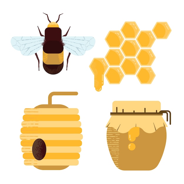 Honey food element set