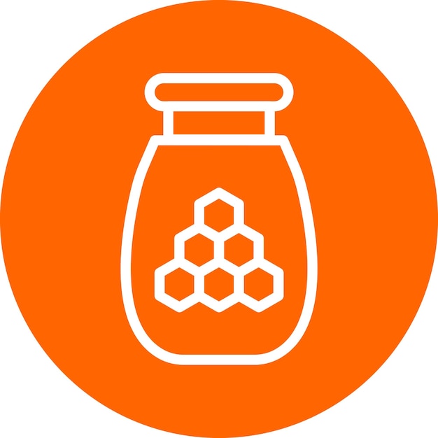 Honey Jar Icon Style