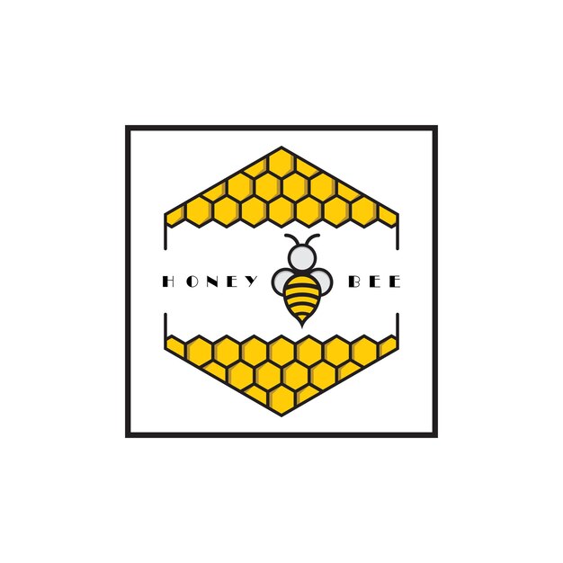 Vector honey logo vector