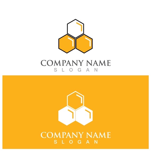 Honey logo and vector