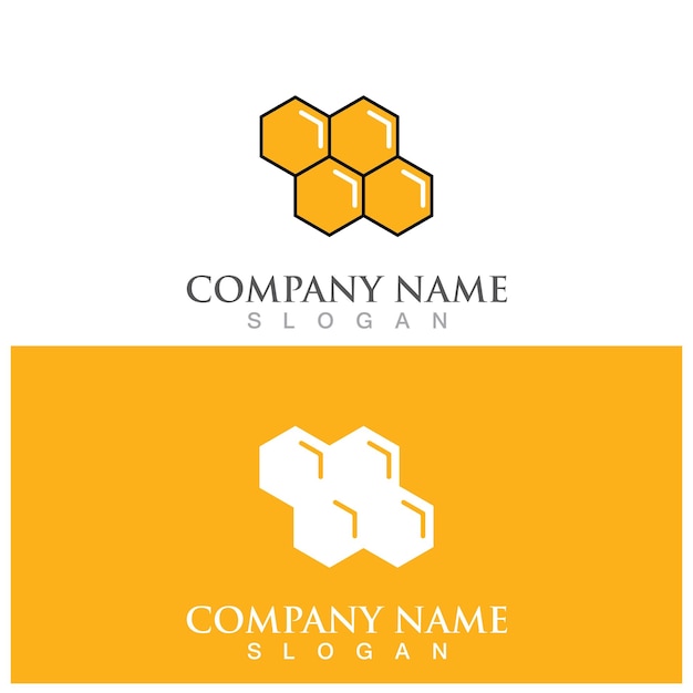 Honey logo and vector