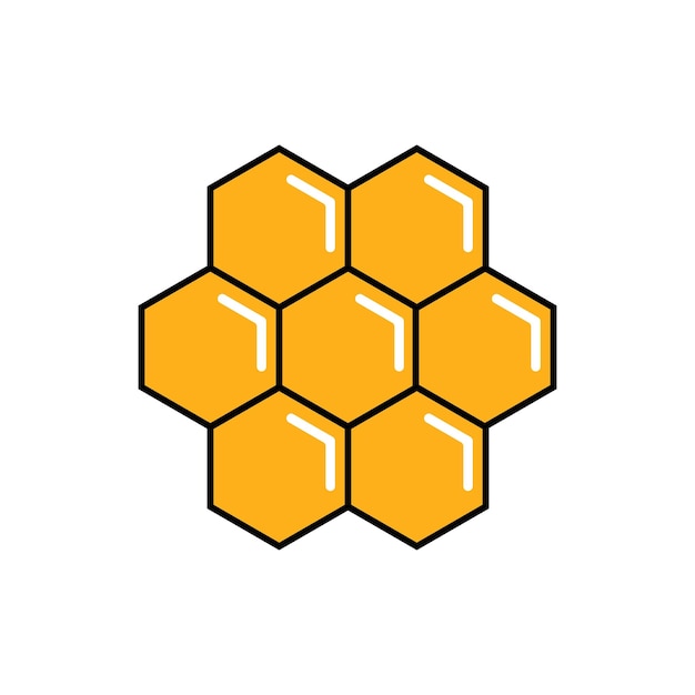 Vector honey logo and vector