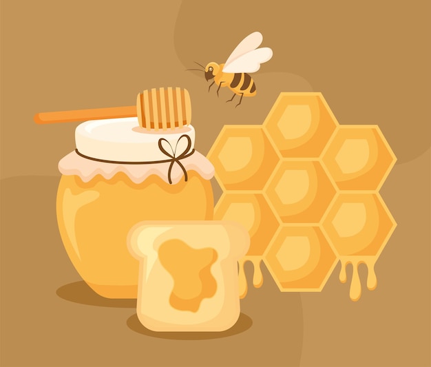 Honey process poster