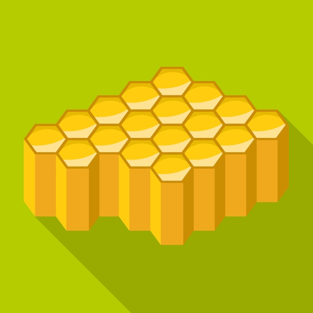 Honey propolis icon Flat illustration of honey propolis vector icon for web design