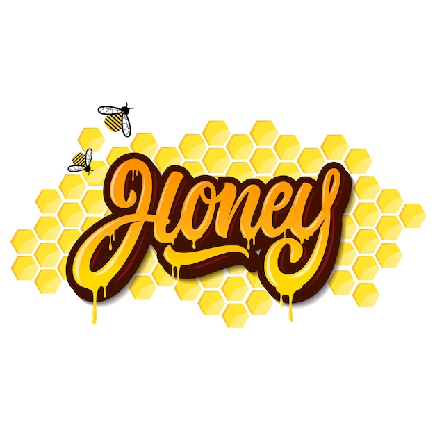 Honey vector illustration.