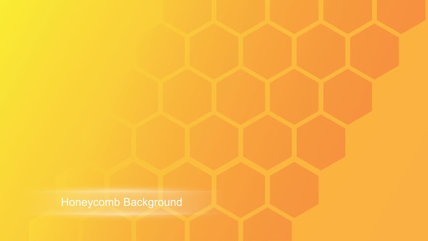 Honeycomb background with slanted gradient