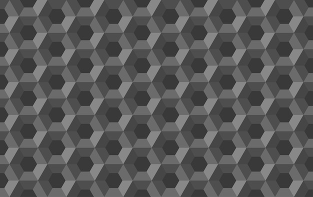 Honeycomb hexagon abstract seamless pattern