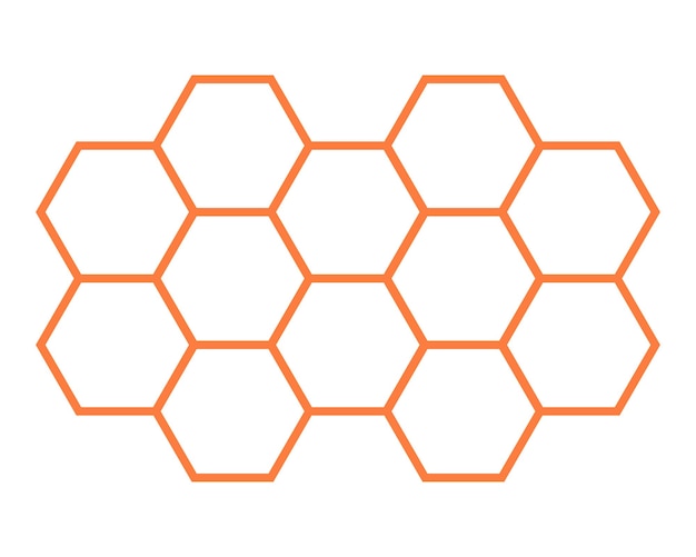 Vector honeycomb icon vector