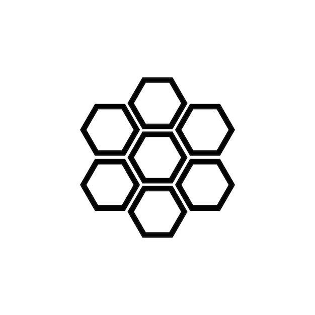 honeycomb icoon vector ontwerp sjablonen