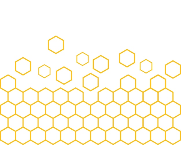 Vector honeycomb illustration design