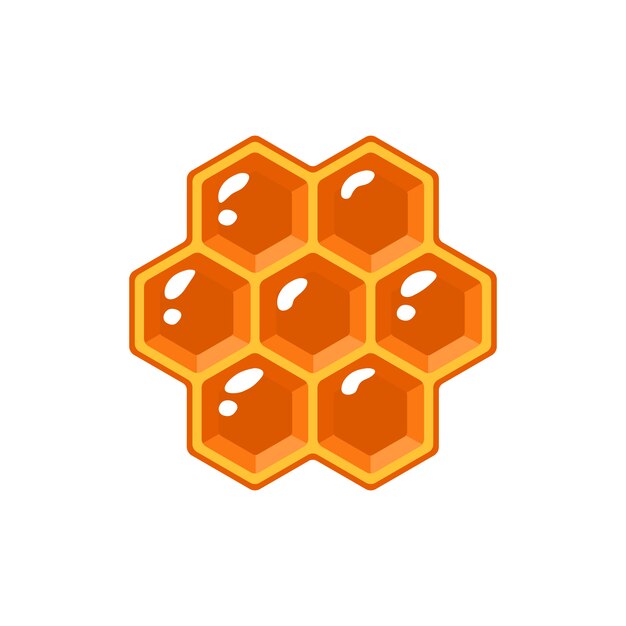 Honeycomb isolated illustration